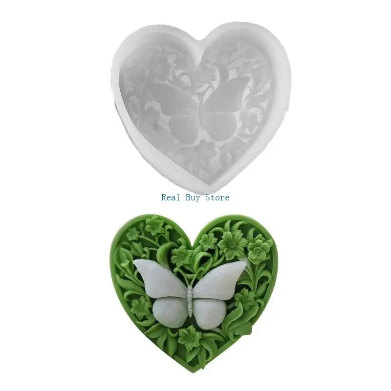 

U13D Heart Butterfly плесень гипса