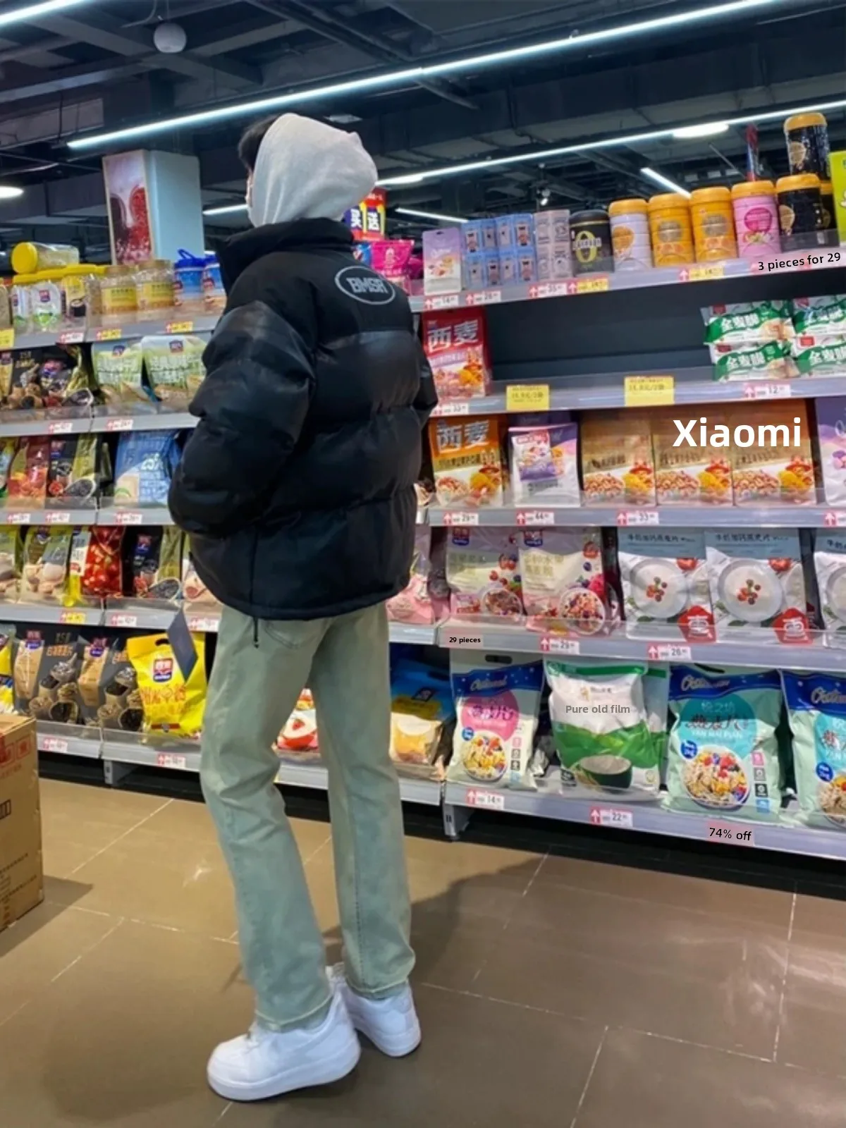 

Модные мужские зимние джинсы прямого кроя с флисовой подкладкой в американском стиле, с высокой талией, на молнии, молодежный стиль