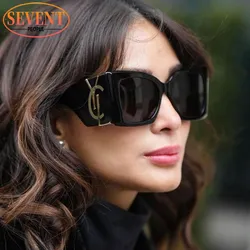 Oversized Cat Eye Sunglasses Women 2023 Luxury Brand Designer Fashion Square Sun Glasses For Female New Trend Big Frame Sunglass