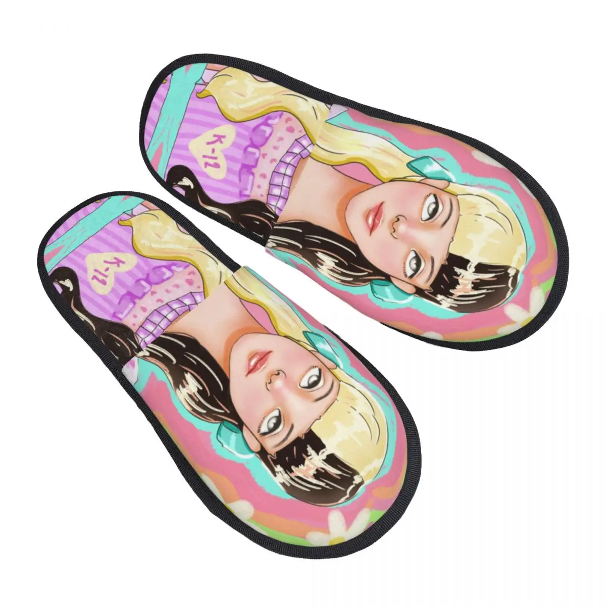 

Custom Print Women New Melanies Tour Martinezs House Slippers Cozy Warm Memory Foam Fluffy Slipper Indoor Outdoor Shoes