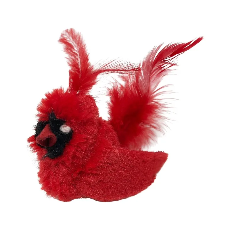 Real Birds Interactive Indoor Catnip Cat Toys for All Cats with Bird Chirping Electronic Sound