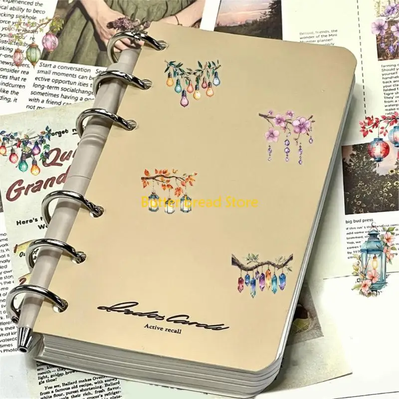 W89C 50Pcs Decorative Sticker Aesthetic Sticker Water Resistant PET Sticker for Scrapbook Journal Phone Case Laptop Luggage