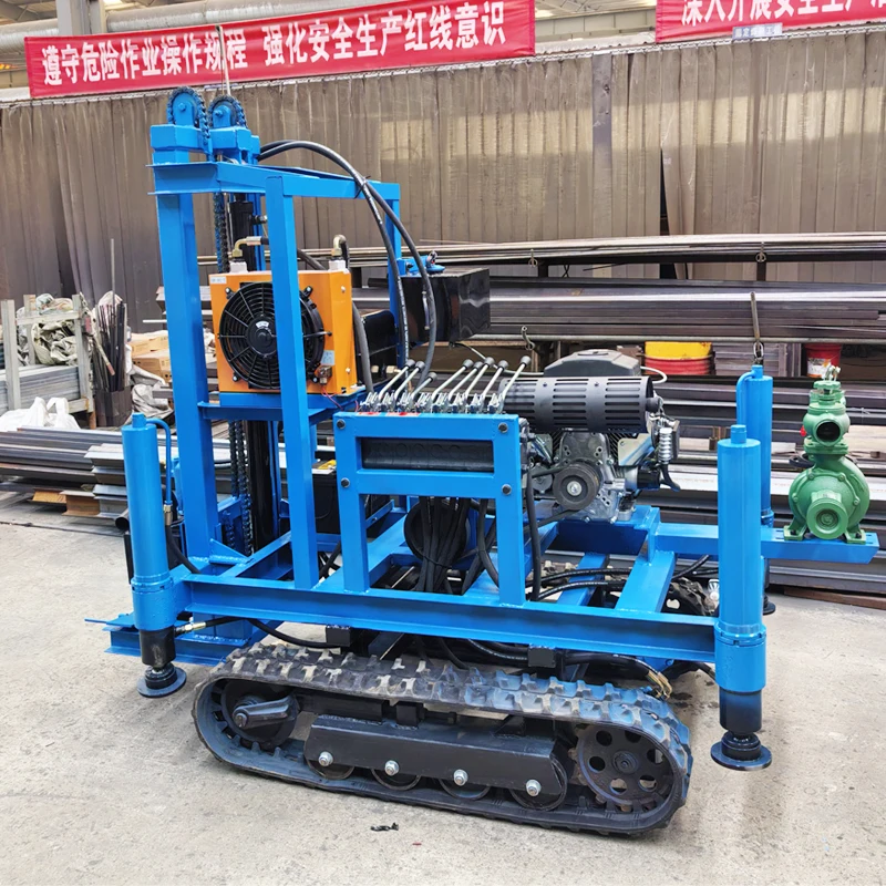 Customized 35HP Precision Hydraulic Drill 120m Diesel High-Efficiency Water Well Drilling Rig