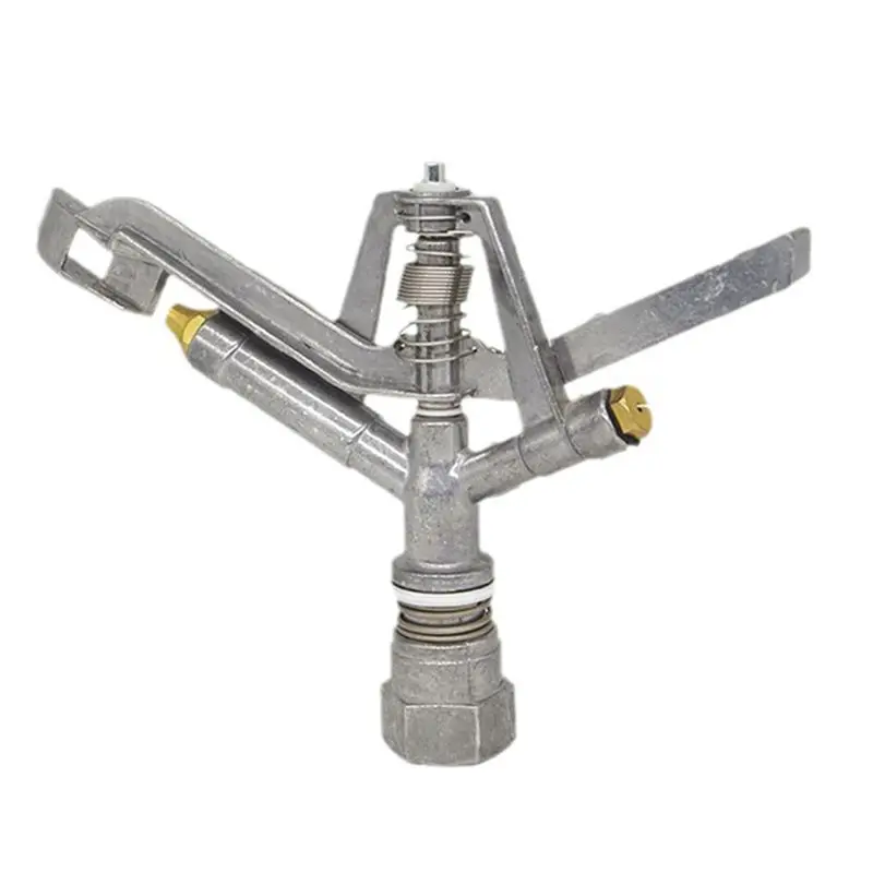 

ABLQ Female Thread Rotating Rocker Irrigation Sprinkler Metal Nozzle Agriculture Farmland Lawn Automatic Irrigation Sprayer
