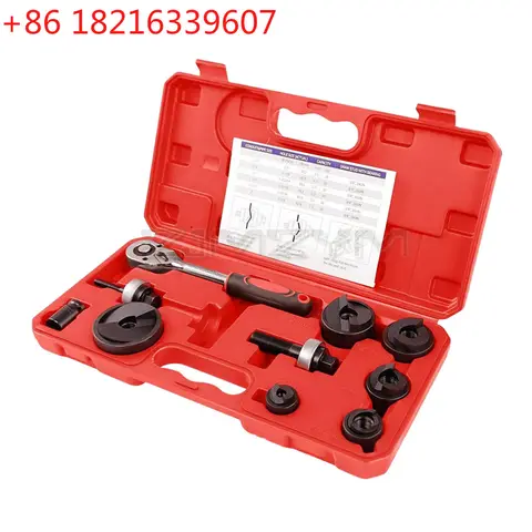 YAO CC-60 Manual Knockout Punch Kit For Metal Sheet Hole Punching Tool Range From 1/2" to 2" (22.5 to 61.5mm) Ratchet Hole Punch