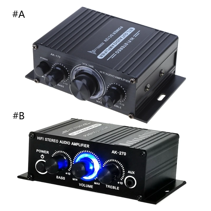 

20W+20W Power Amplifier Home Stereo HiFi Stereo Digital 2 Channel Integrated Passives Speaker Amplifier Dropship