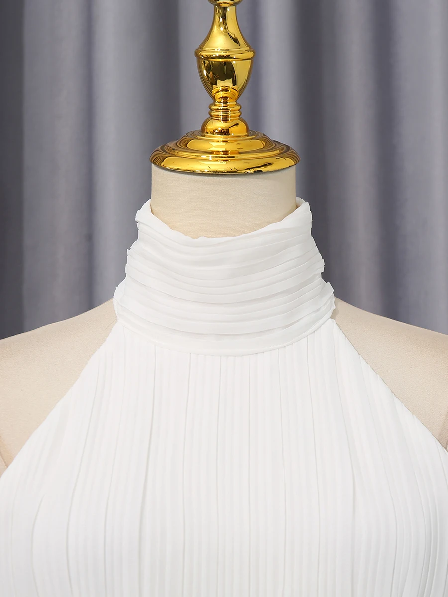 VGH Solid Slimming Temperament Blouses For Women Stand Collar Sleeveless High Waist Irregular Designer Shirts Female Fashion New