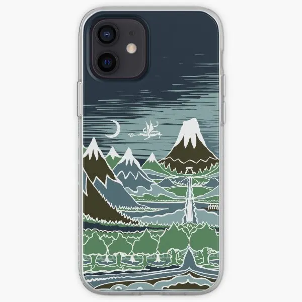 A Halflings Journey On A Mountain Path T  Phone Case Customizable for iPhone 11 12 13 14 Pro Max Mini X XS XR Max 6 6S 7 8 Plus