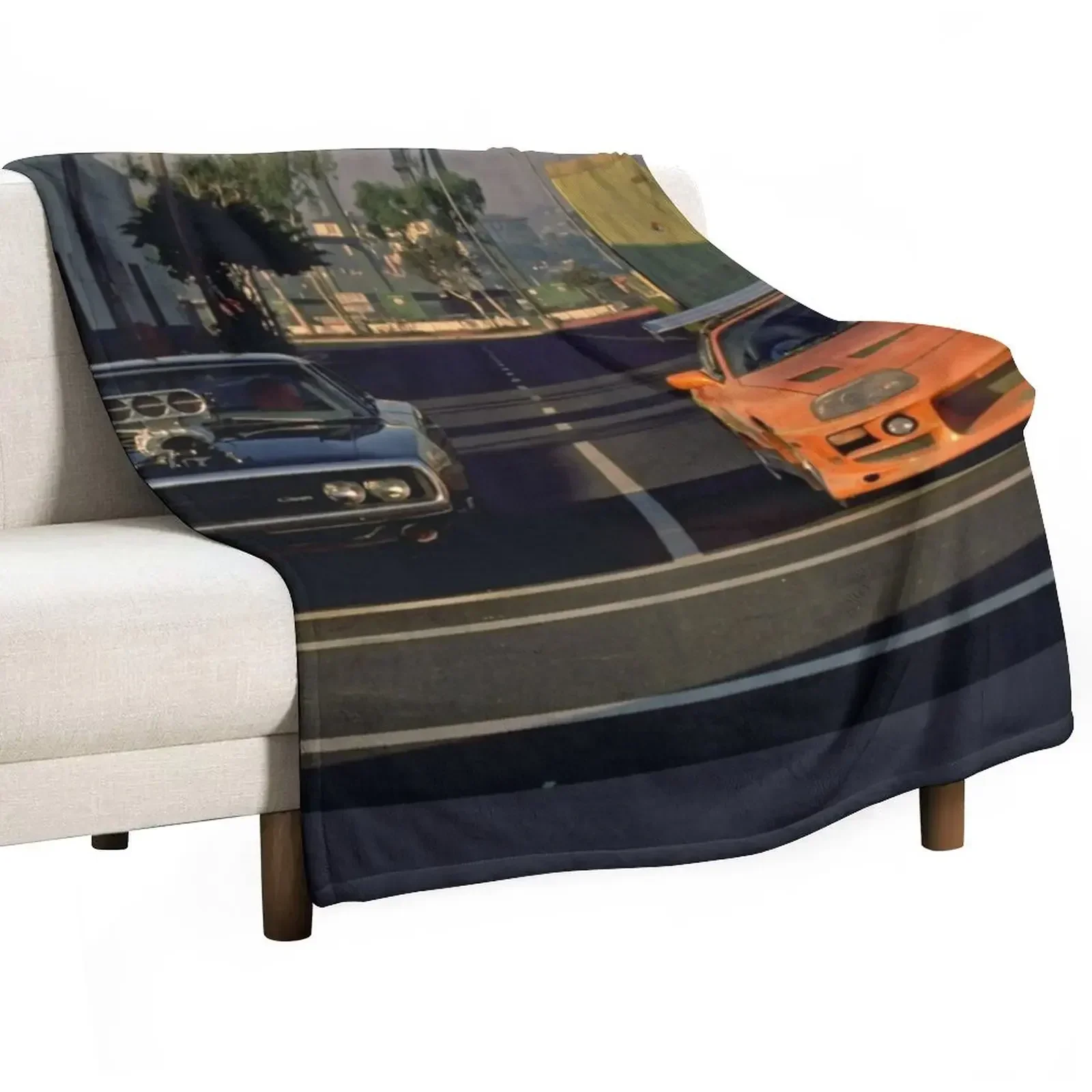 Fast & Furious JDM Aethsetic Throw Blanket wednesday Picnic Blankets