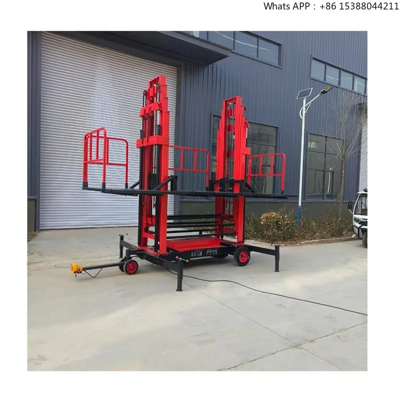 500kg 8m Remote Control Fully Automatic Scaffolding Folding Movable Decoration Elevator