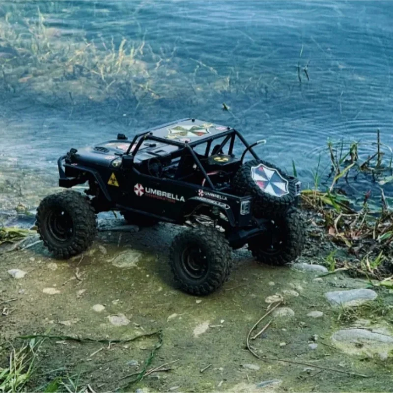 

MJX H12y 1:12 Black Rc Rock Crawler – 4wd Brushless Metal Axles 2-Speed Rechargeable Rtr Gift