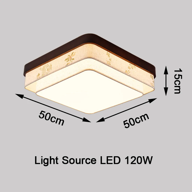 Song Style Aesthetics Solid Wood Living Room Ceiling Light Home Zen Neo-Chinese Style Dining Room