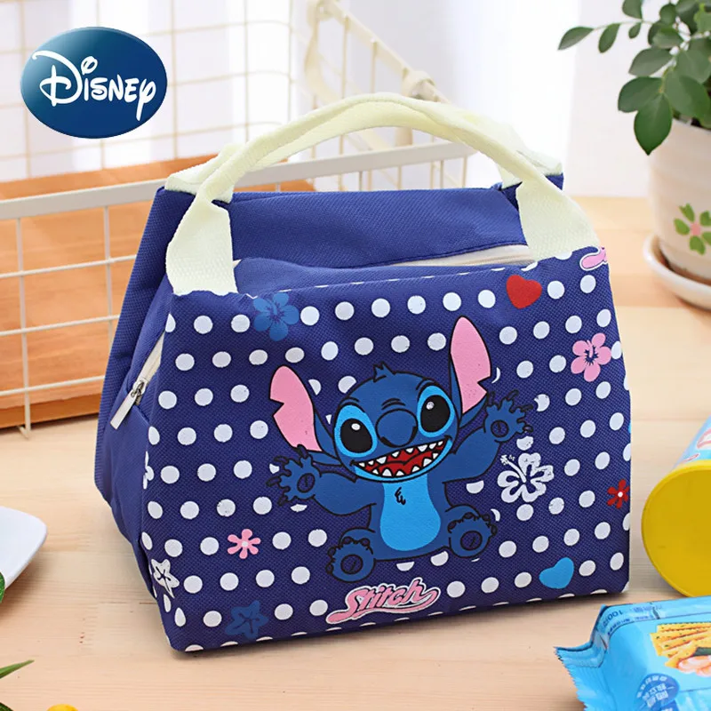 Disney Mittagessen Tasche Stich Isolierte Mode Oxford Tuch frauen Wasserdichte Im Freien Warme Handtasche Picknick Tasche