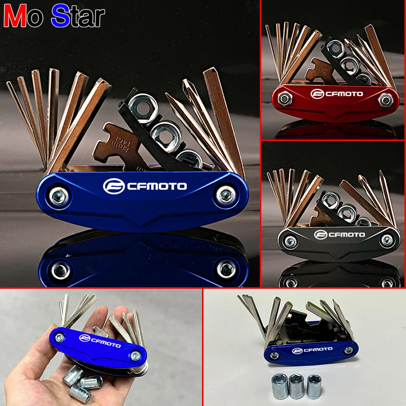 CFMOTO Accessories Motorcycle CNC Portable Tool Repair Screwdriver For Cfmoto X6 X8 500 ATV 150 250 400 650 800 700 MT NK GT