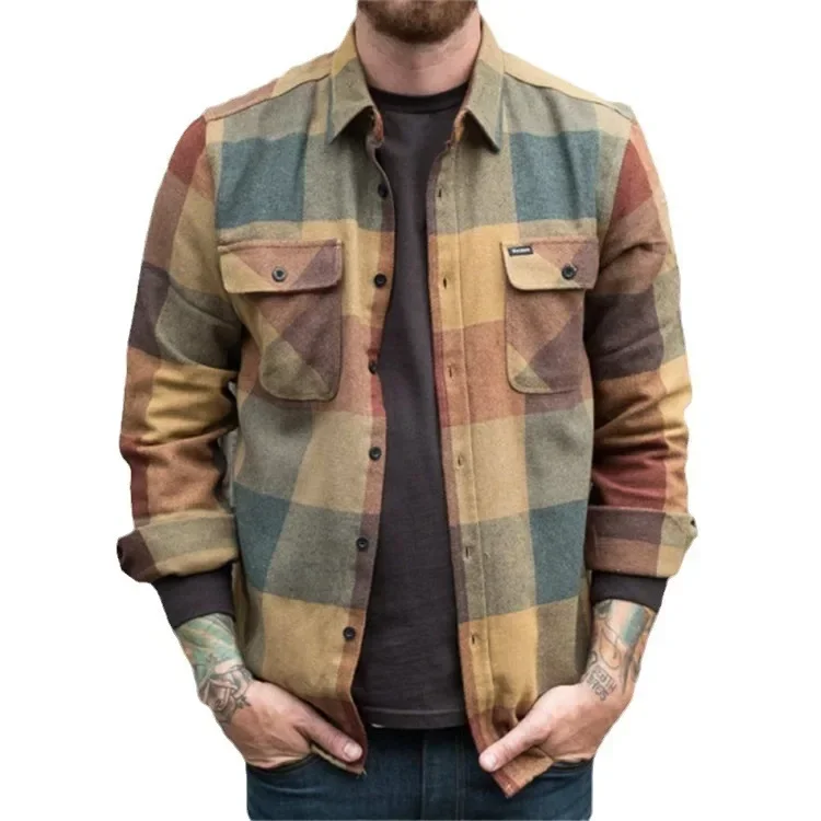 

Men's Fashion Shirt Long Sleeve New Cardigan Casual Men's Jacket 3 Colors