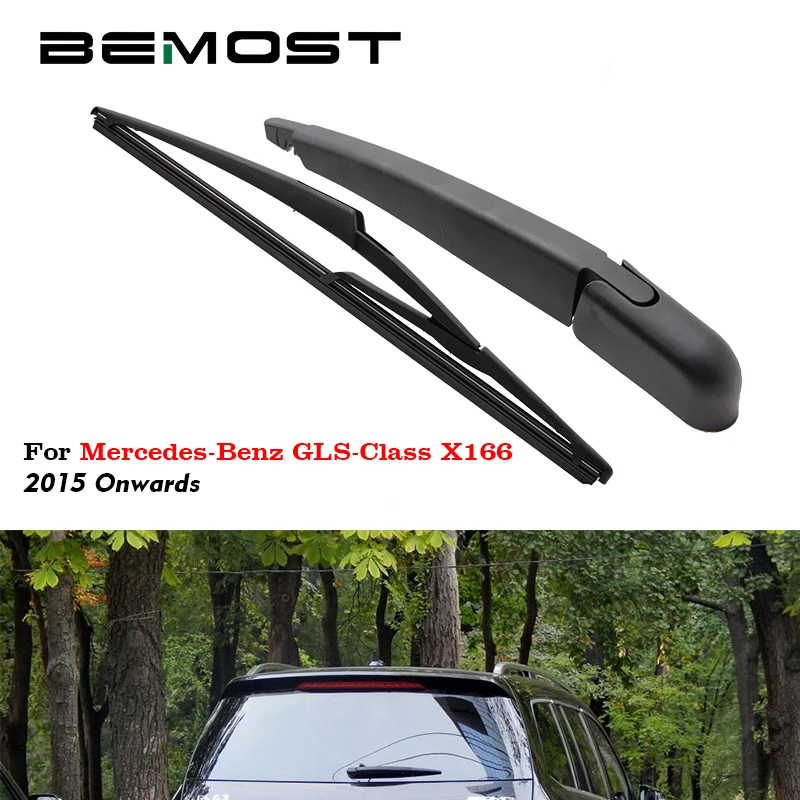 Car Rear Windscreen Windshield Wiper Arm Blades Natural Rubber For Mercedes Benz GLS-Class X166 305MM 2015 2016 2017 2018 2019