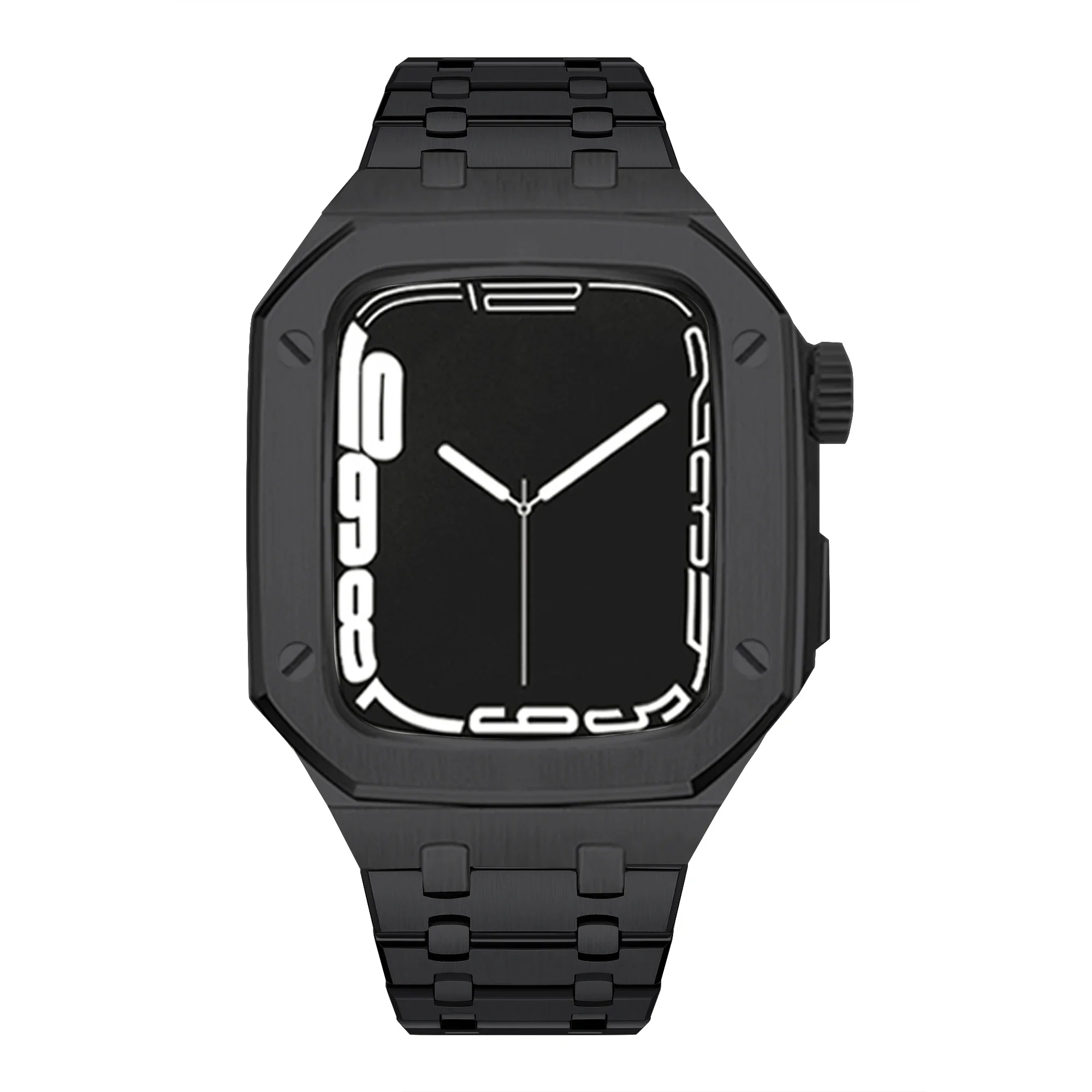 Premium Business Metall-Mod-Kit mit Armband und Lünette für Apple Watch Series 11-1 SE 46-40MM Herrenuhr-Zubehör – Detail 13