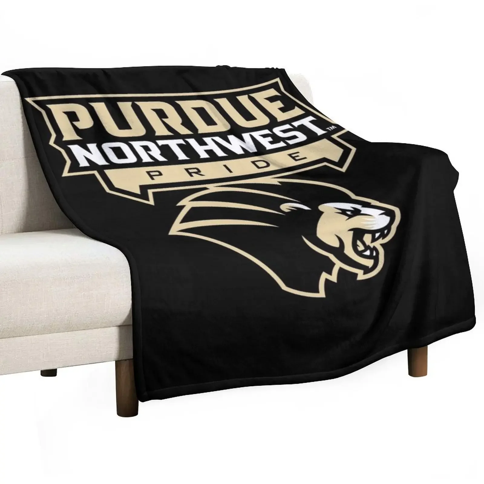 Purdue University Northwest Throw Blanket Comforter Camping Stuffeds Bed covers Blankets