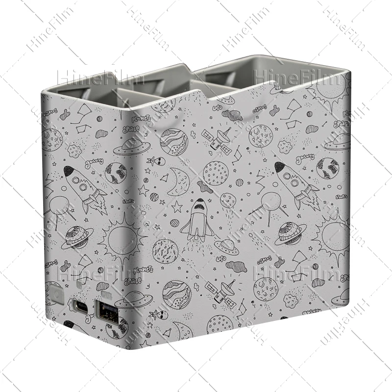 ملصق شاحن بطارية ، مركز بطارية صغير 3 برو ، غطاء لف ، مركز شحن بطارية صغير 4 برو