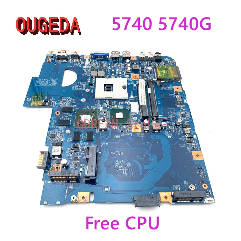 OUGEDA MBPM701001 MBPM701002 48.4GD01.01M JV50-CP MB 09285-1M For Acer aspire 5740 5740G Motherboard HD5650 1GB MAIN BAORD