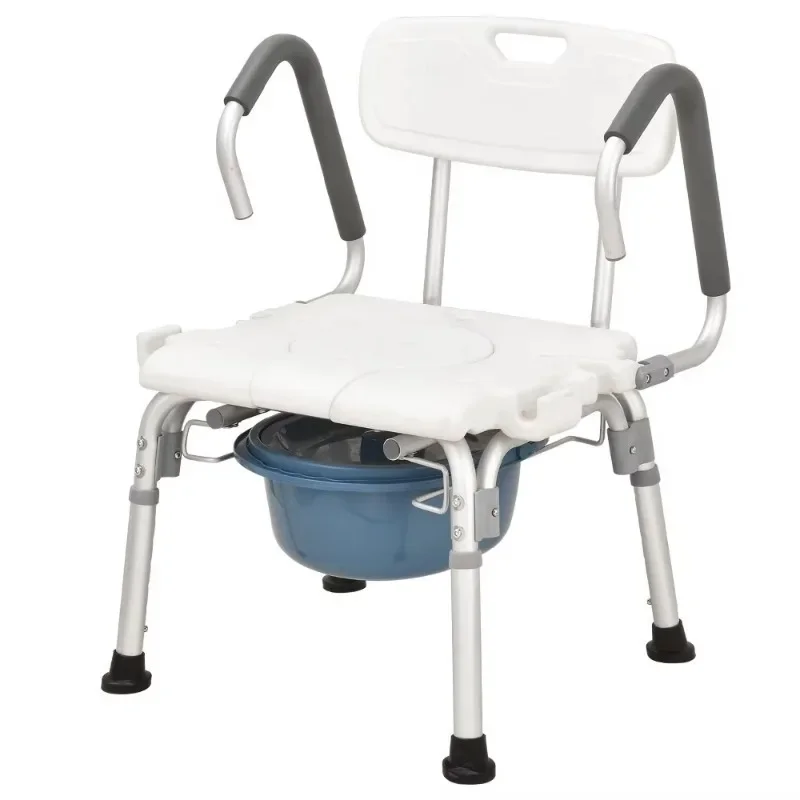 Nice Bathroom Chair For Senior Adult Armrest Activity Bath Chair For Disabled With Bedpan