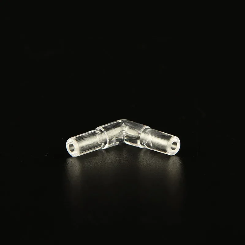 10X 4mm L Shaped Fish Tank Air Line Tubing Joints Connectors Acuarios Tube Aquarium Air Pump Line Tubing Joints Connectors