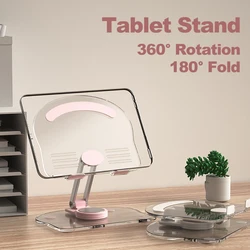 Tablet desktop Stand Suitable for iPad Air 4 5 Pro 11 12.9 13 M5 M4 Mini 6 Mi Pad Transparent Desktop Phone Stand for Samsung S9