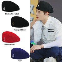 Fashionable Knitted Kangaroo Ear Cap Women's Beret Hat Duckbill Hat Versatile Motorcycle Equipment Accessories Forward Design