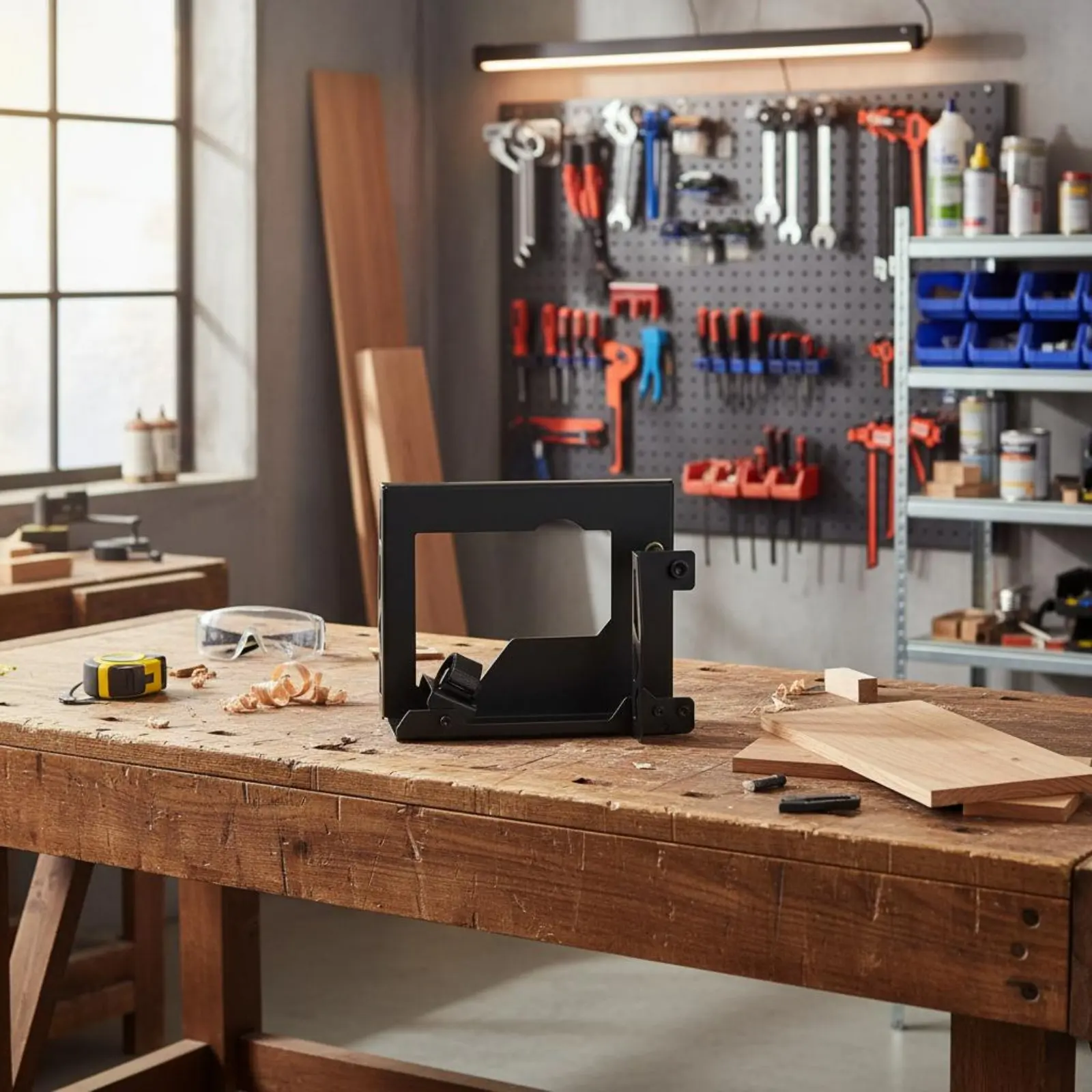 

Electric Planer Inverted Mount Portable Benchtop Jointer Stand Crafting Planer Holder Quick Install Power Tool Accessory