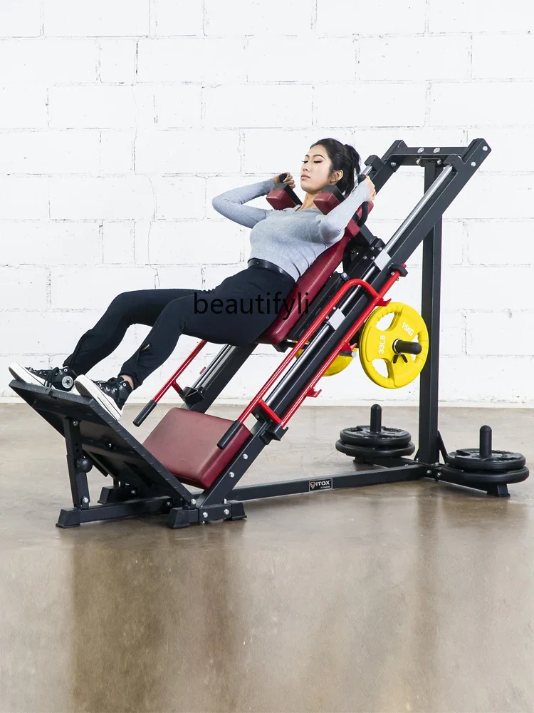 Back-Pedal Trainer Oblique 45 Degrees Pedal Machine Leg Hip Bridge Heel Lifting Strength Training