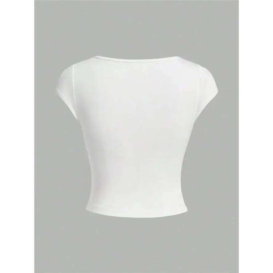 2025 Wide Shoulder Deep V Strap Vest Women's Ins Style Elastic Slim Fit Base Shirt Outerwear Inner Match Cross Border Hit