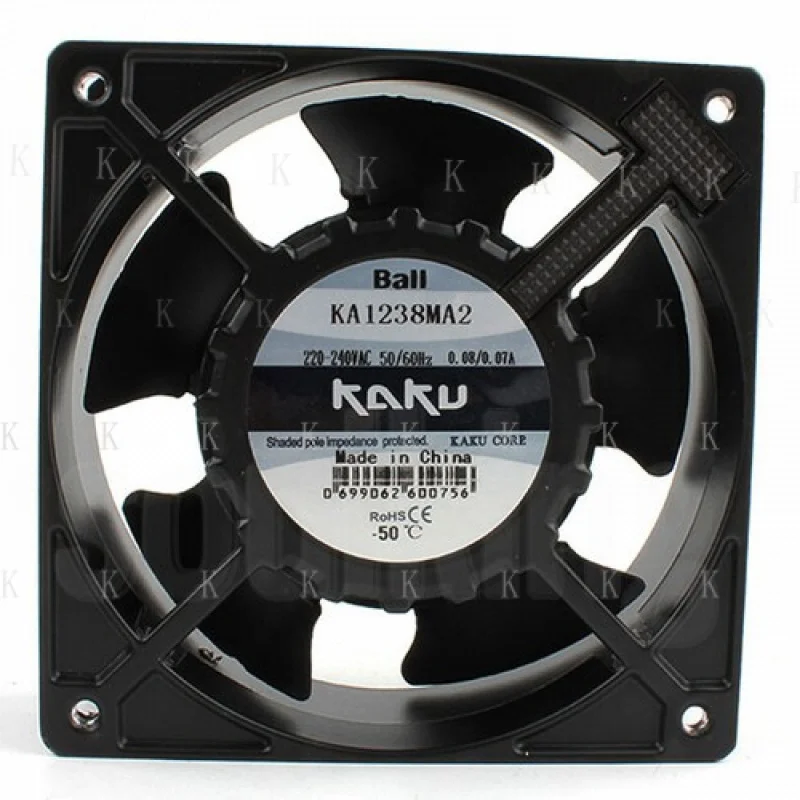 C  FOR   KAKU KA1238MA2 12038 220V 0.08A all-metal high temperature resistant fan