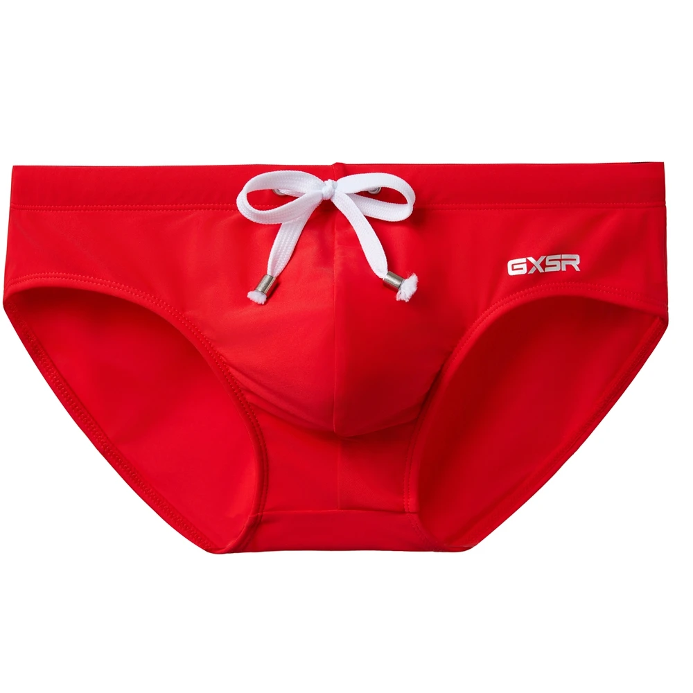 Einfarbige neue Herren-Badehose mit niedrigem Bund, schnelltrocknend, für Jugendliche, Sport, Herren-Slip AD3-M306-GR4-M396 – Detail 19