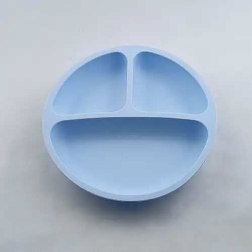 Baby Safe Silicone Dining Plate Suction Cartoon Children Dishes Feeding Toddler Training Tableware Retro Kids Smile Face Bowl - Image 22