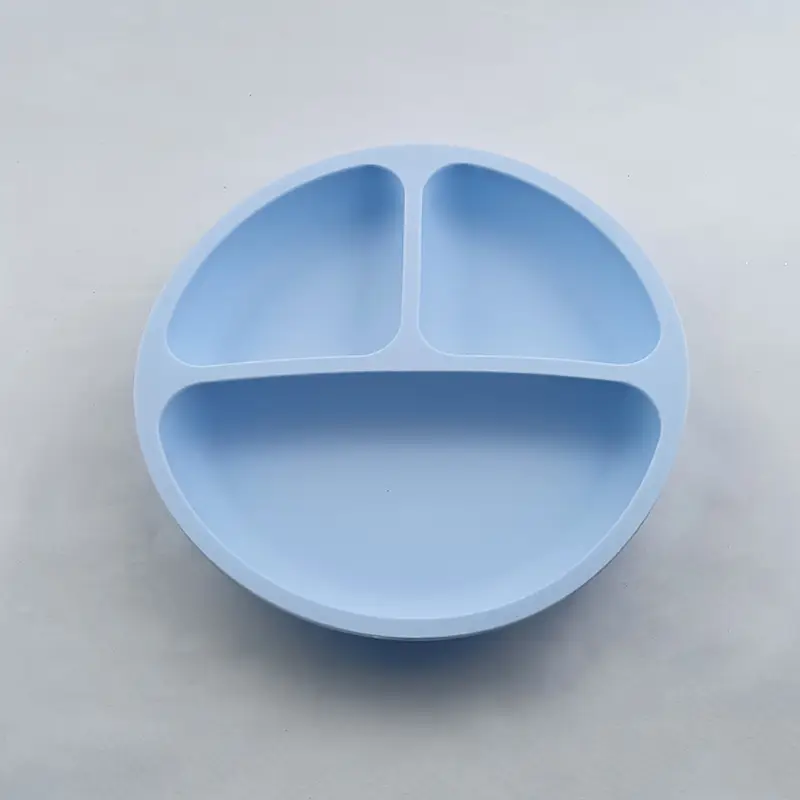 Baby Safe Silicone Dining Plate Suction Cartoon Children Dishes Feeding Toddler Training Tableware Retro Kids Smile Face Bowl - Image 22