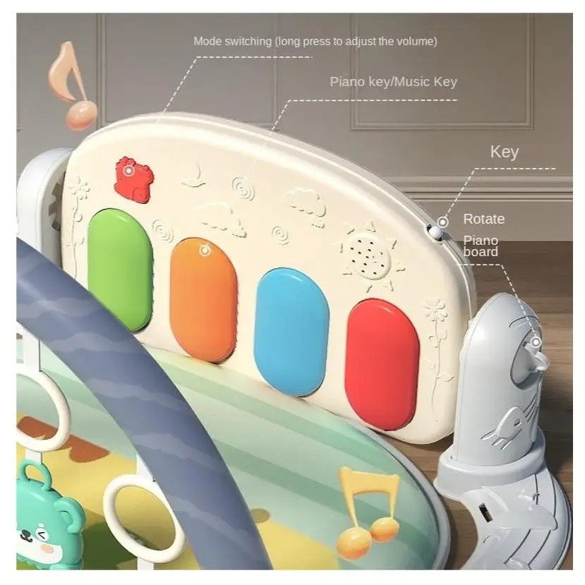 Multifunctional Fitness Baby Activity Gym Play Mat Mats Sports Educational Crawling Carpet Toy Children Gifts Toys