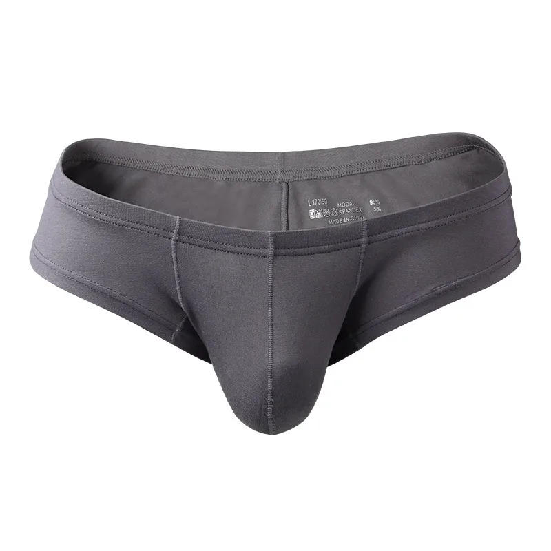 

Men's Underwear Solid Color Modal Briefs Fashion U Penis Pouch Sexy Male Panties Breathable Comfortable Youth Undies Underpants