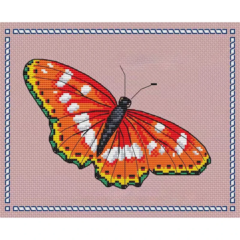 223 Kreuzstich-Sets für Stickerei, Kreuzstich, Kreuzstich, komplettes Kit, Stich-Kreuzstich-Set, Nadel, Kunst und Handwerk, DIY