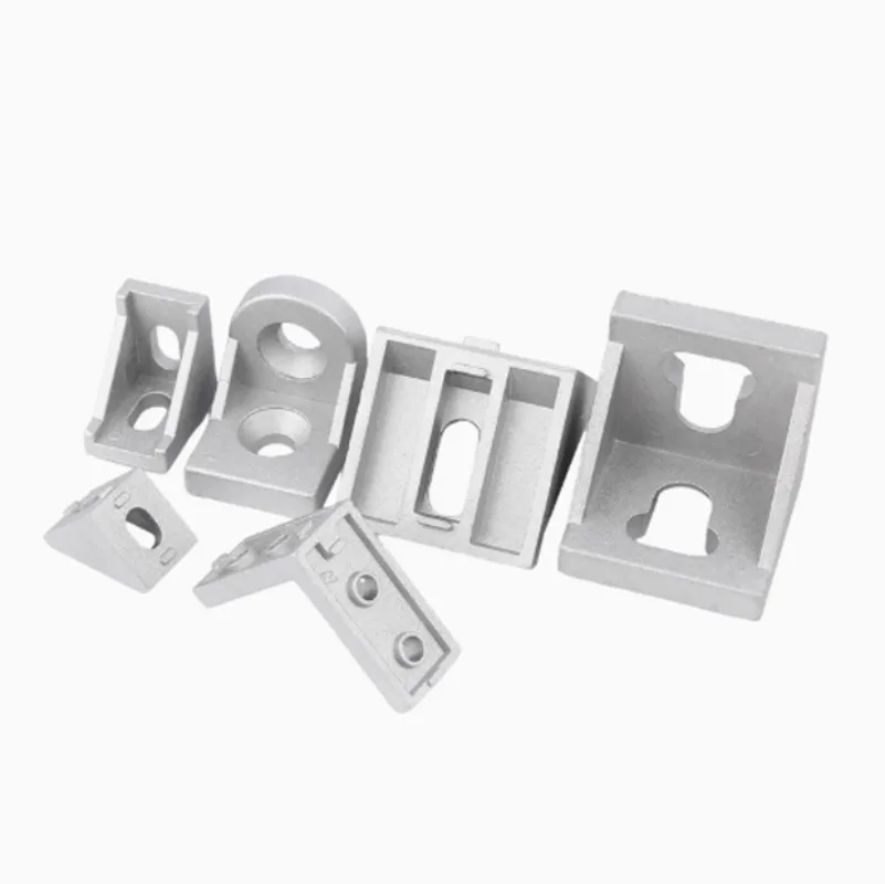 1-5pcs corner fitting corner aluminum connector bracket fastener 2020 3030 4040 2028 8080 series industrial aluminum profile