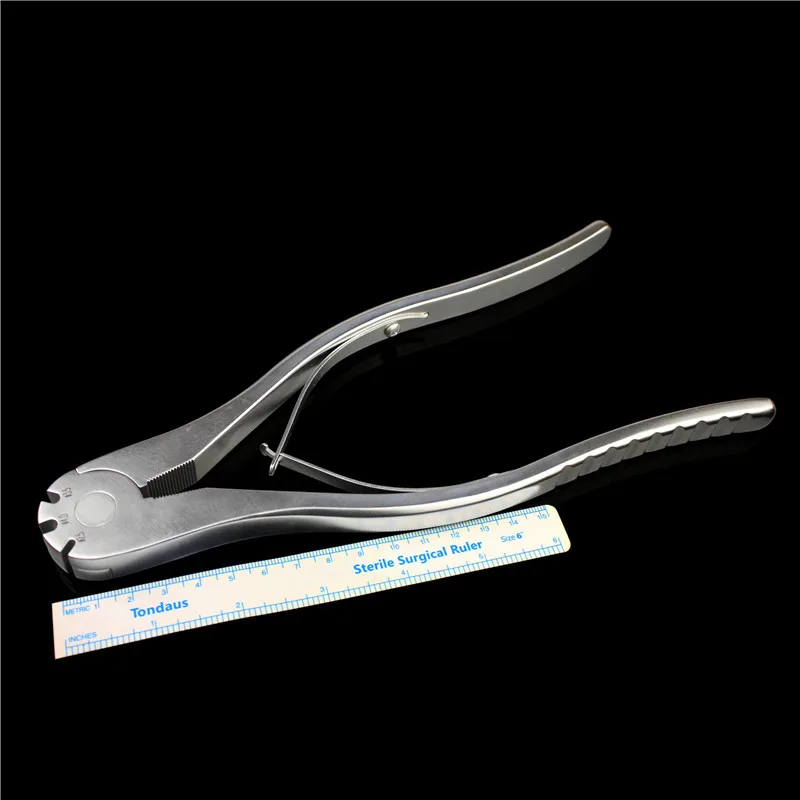 Round head Kirschner needle scissors Spinal cervical vertebra horacolumbar spine Titanium rod cutter scissor Orthopedic tool AO