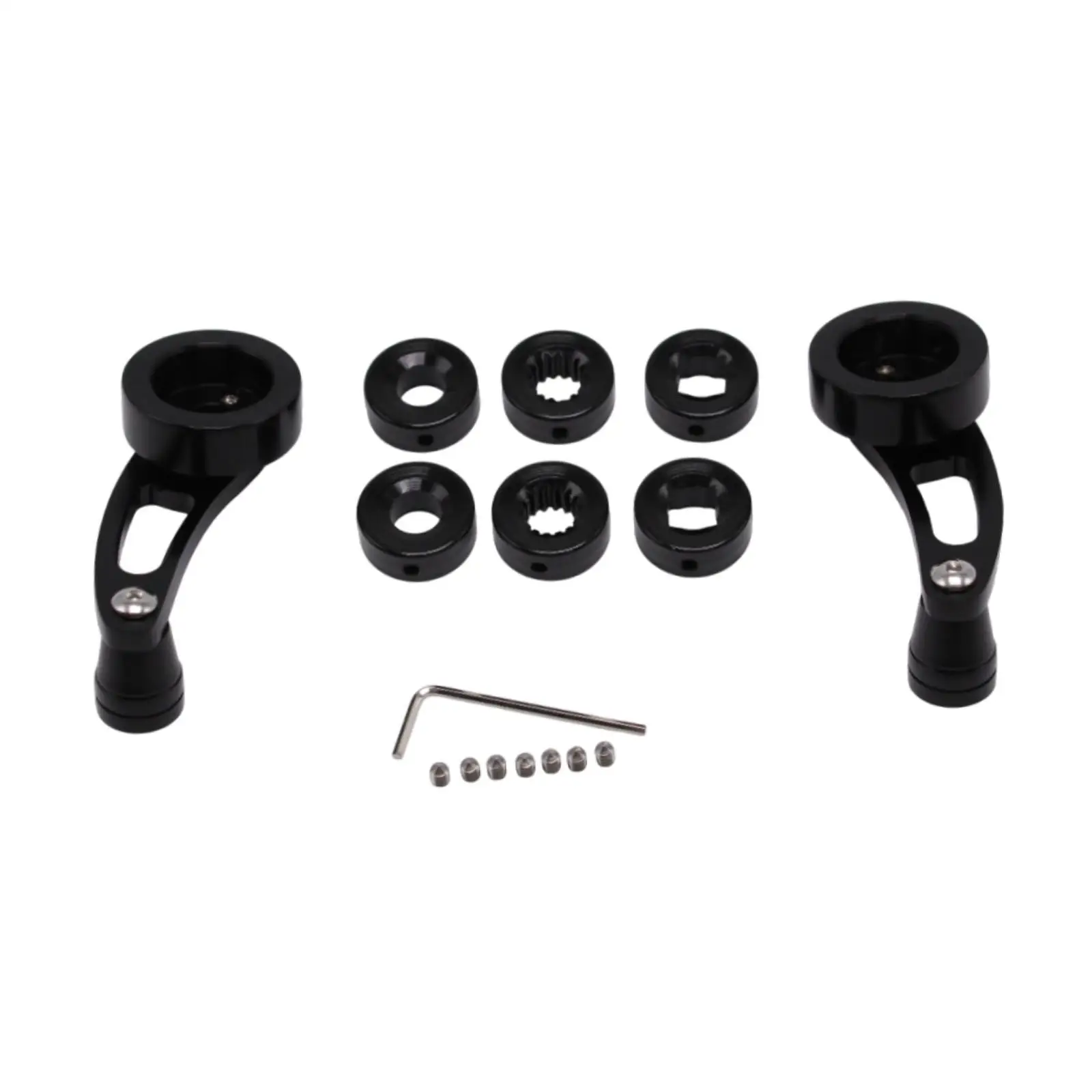 

Комплект ручек для подъема стекол автомобиля 3 дюйма, профессиональная, простая в установке ремонтная деталь, автоаксессуары, черный, для Hot Rods