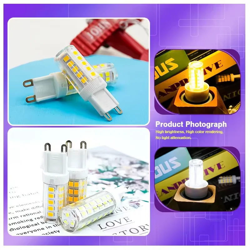 1-10Pcs Led G9 Corn…