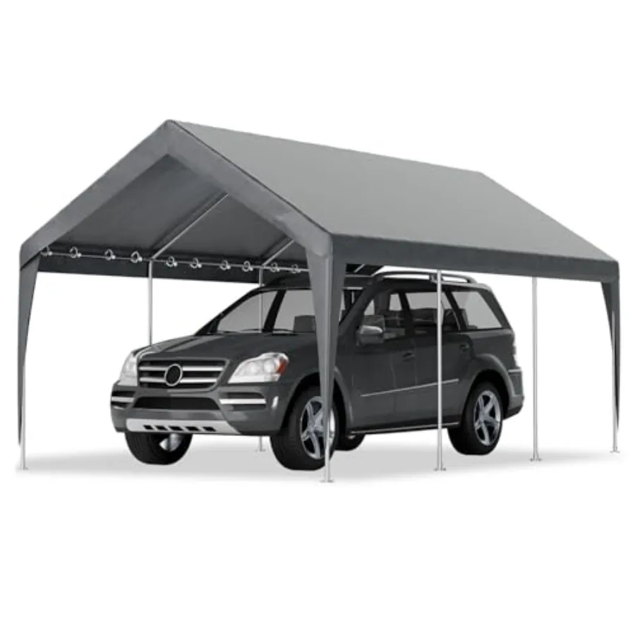 12x20 FT Heavy Duty Portable Garage Without Sidewall