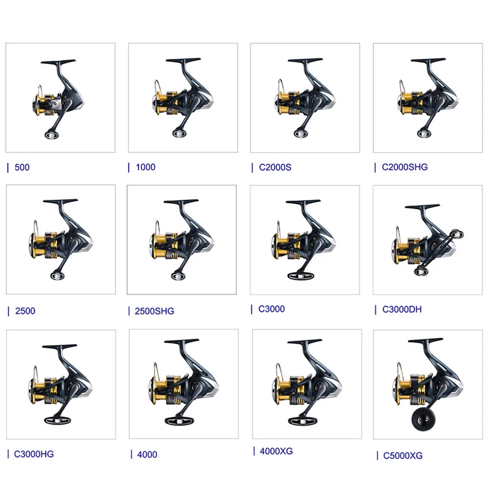 2022 kołowrotek SHIMANO SAHARA spinningowy kołowrotek wędkarski 5.0:1/6.2:1 stosunek metalowa szpula 3-11KG mocy kołowrotki wędkarskie słonej wody