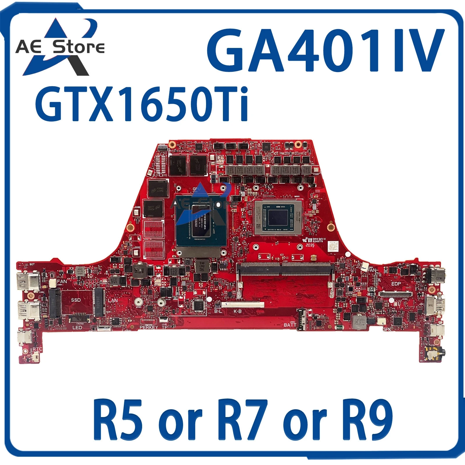 

GA401IV Mainboard For ASUS ROG GA401V GA401IU GA401II GA401IVC Laptop Motherboard R5 R7 R9 GTX1650Ti RTX1660Ti RTX2060