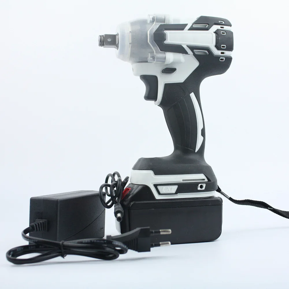 z 128VF Chargeable Li-ion Battery Power Impact Drill Brushless Adjustable Torque Wrench Electric Cordless Impact Wrench For Tir