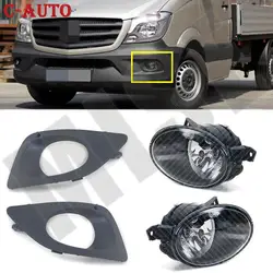 1Set New Left Right Front Fog Light Foglamps With Cover For Mercedes-Benz Sprinter W906 9068203861 9068203961 car-styling