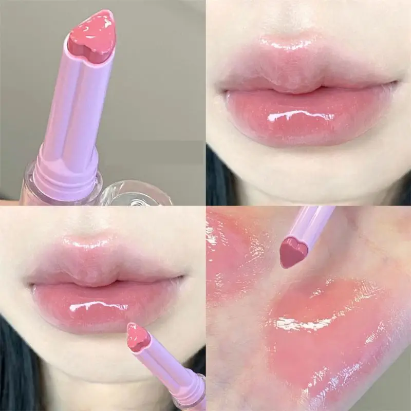 Gegebear Garden Pink Rabbit Solid Lip Gloss Dudu Lip Mirror Water Light Fading Lip Lines Moisturizing Moisturizing Lipstick