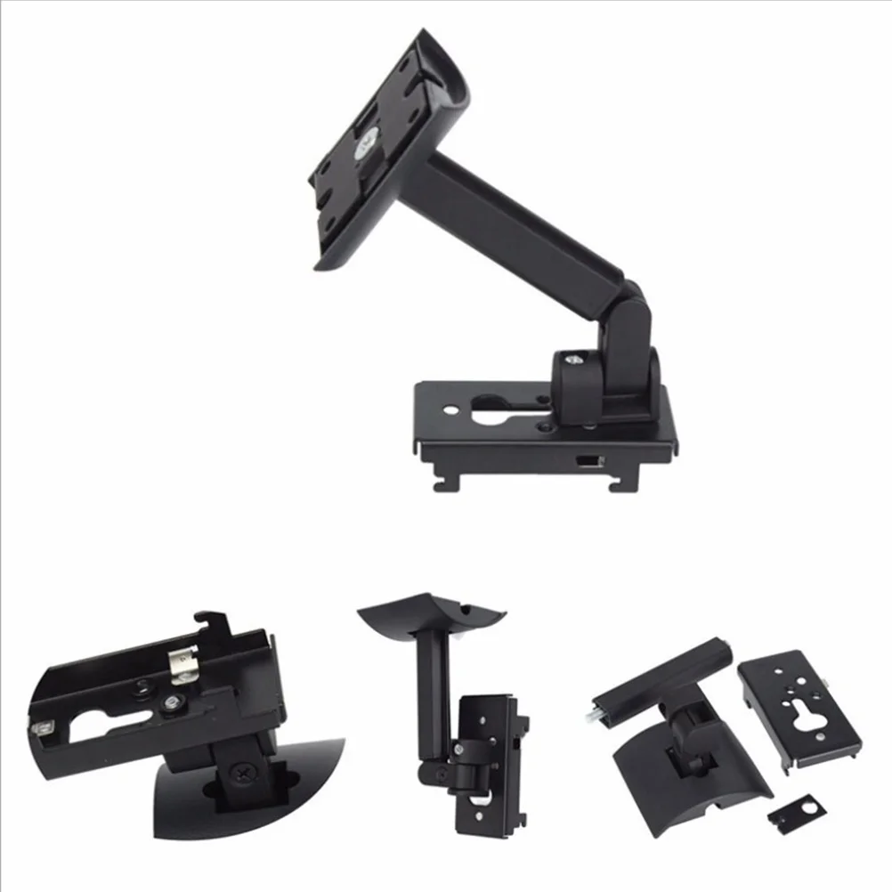 

Mount Speaker Bracket Wall Mount Stand Speaker Holder Holder For Surround Sound Black Plastic Metal Audio Mounting Stand