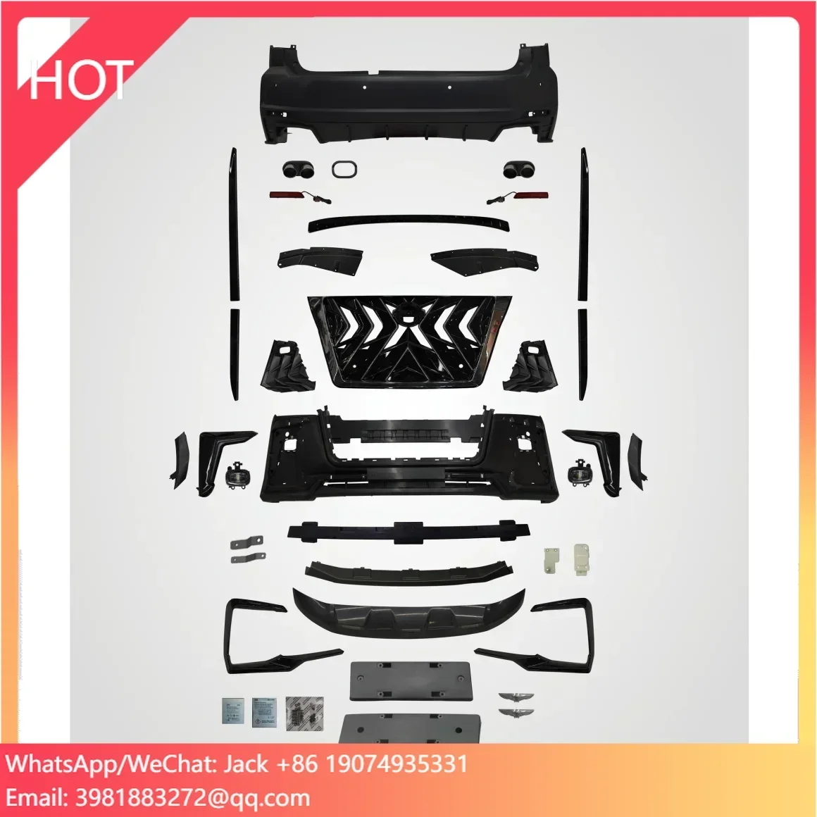 Auto Kits Auto Body Systems Style Facelift Body Kit for NISSAN PATROL BLACK HAWK CLASSIC BODY KIT 2010-2019
